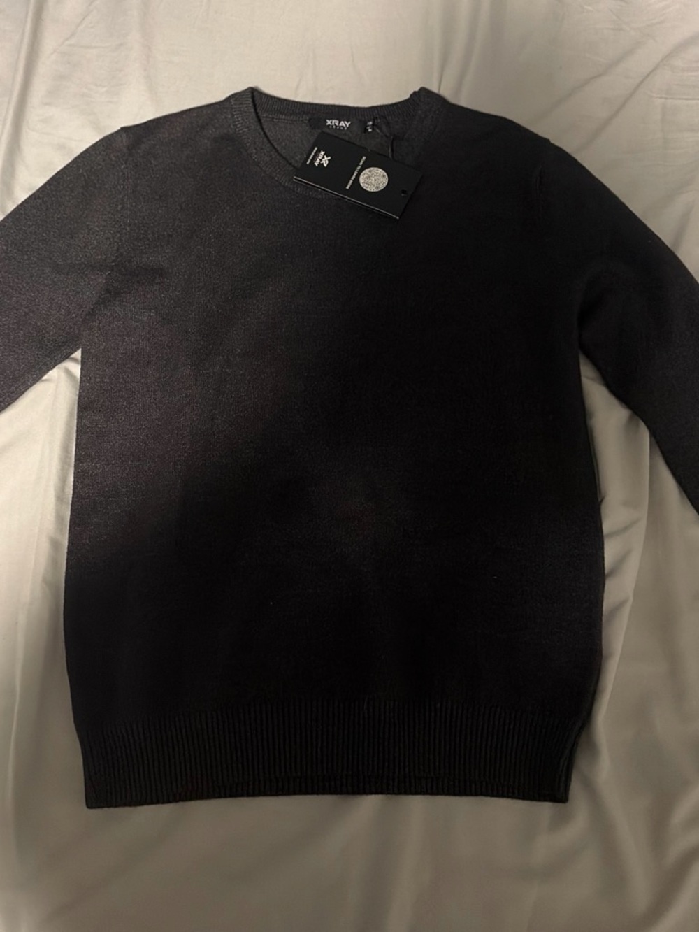 Men's Dark Gray Crewneck Sweater - Unbranded